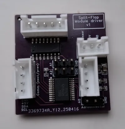 Split Flap Display - Modular, With Web Interface - Free 3D Print Model ...