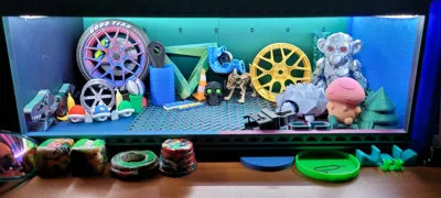 Shipping Container Monitor Riser Display - Free 3D Print Model - MakerWorld