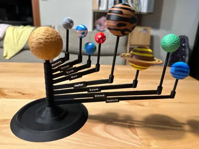 SOLAR SYSTEM by Savy_Maker MakerWorld: Download Free 3D Models
