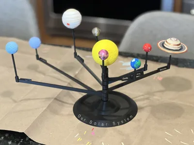 SOLAR SYSTEM - Free 3D Print Model - MakerWorld