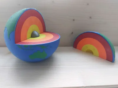 Interactive Earth Model with Layers - Free 3D Print Model - MakerWorld