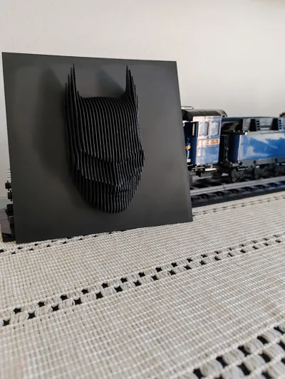 Многослойное панно Batman Dark Knight - Арт и дизайн - PLA - изделие 3D-печати - фото 10