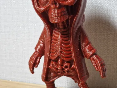 Hooded Reaper Skeleton by Stigern MakerWorld: Download Free 3D Models