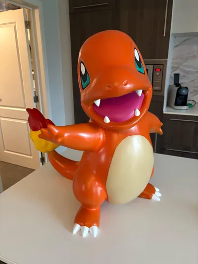 Life-Size Charmander 3D Model by Ryan MakerWorld: Download Free 3D Models