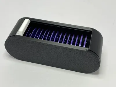 Guitar Pick Holder with Variable Thickness Picks - Free 3D Print Model ...
