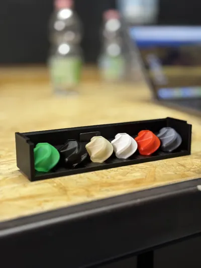 Stackable Filament Sample Display Stackable Mini-Filament Display Rack by HMC MakerWorld: Download Free ...