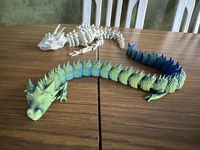 Articulated Dragon - Free 3D Print Model - MakerWorld