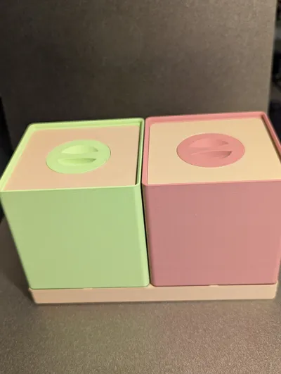 Gridfinity Twist Lock Box (Stackable) by Kong 3D MakerWorld: Download ...
