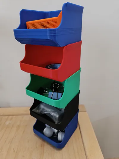Stackable Organizer Box by PrintBrothers3D - MakerWorld