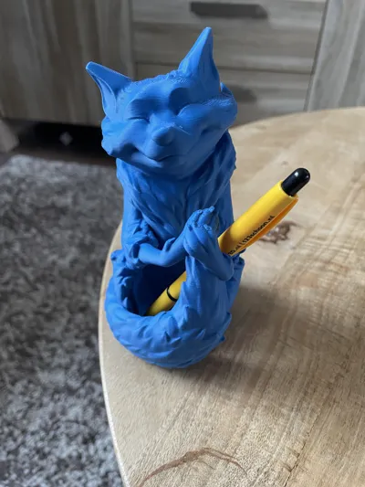 Cute Fox Pencil Holder by Printyjay.comMakerWorld: Download Free 3D Models