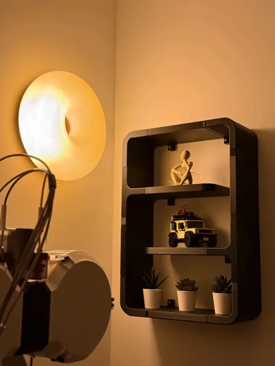 Modular Shelf for Wall / Floor / Desk - Free 3D Print Model - MakerWorld