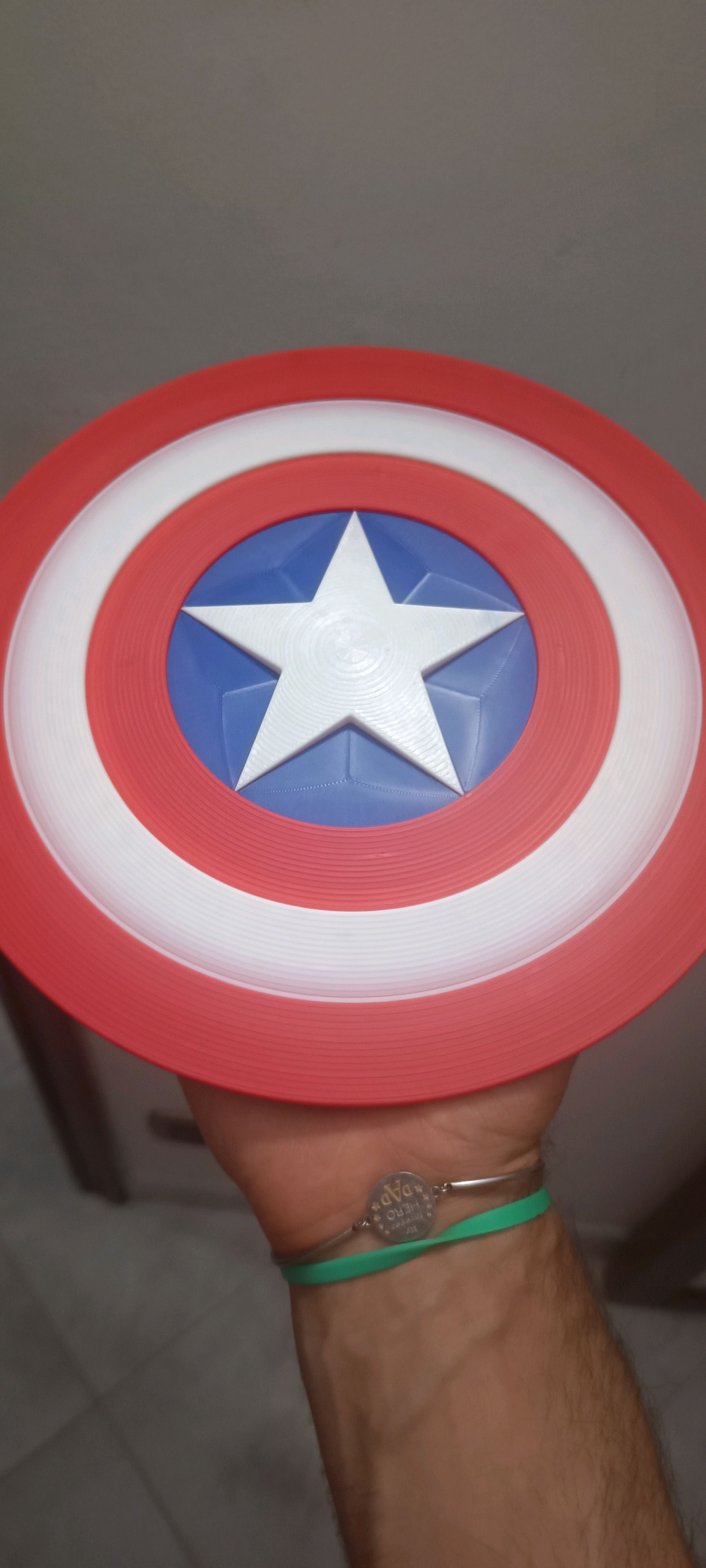 Captain America Shield (Extreme Size, Handheld) - Free 3D Print