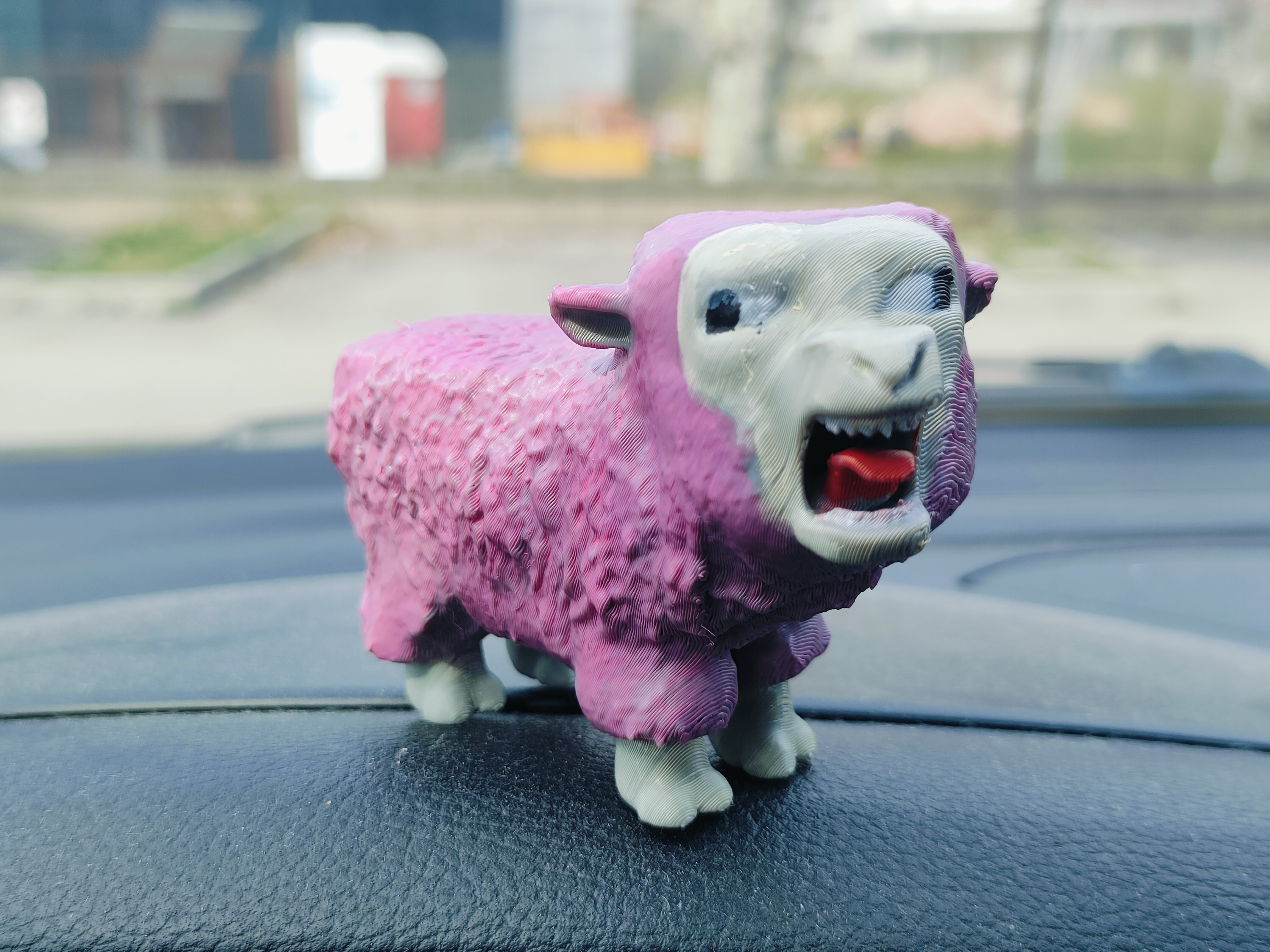 minecraft pink sheep plush