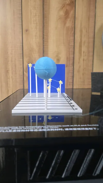 The real distance of stars in constellations - Free 3D Print Model ...