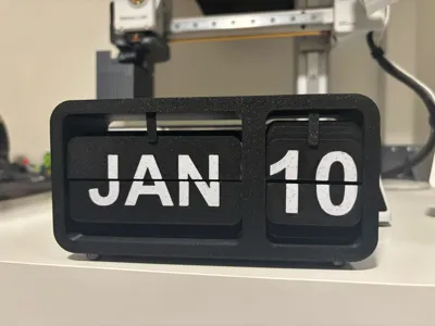 Flip Calendar - Free 3D Print Model - MakerWorld