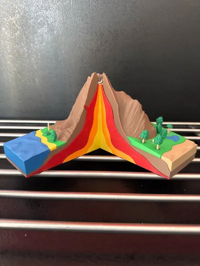 Volcano educational by Dezist9 MakerWorld: Download Free 3D Models