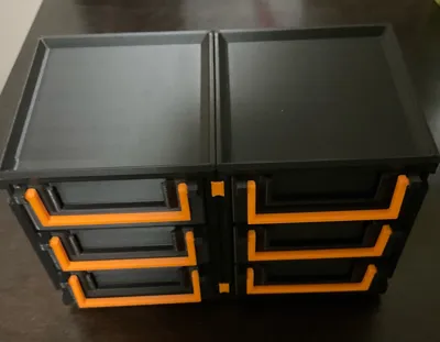 Part Storage Drawer System / Modular / Stackable - Free 3D Print Model ...