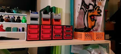 Part Storage Drawer System / Modular / Stackable - Free 3D Print Model ...