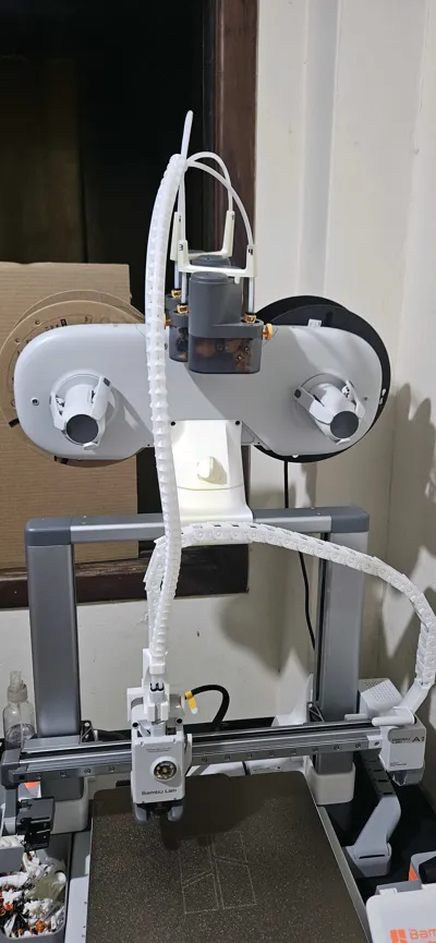 A1 AMS Lite Hub Mount - 3D Printers - PLA - 3D printed product - фото 26