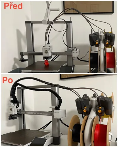 A1 AMS Lite Hub Mount - 3D Printers - PLA - 3D printed product - фото 38