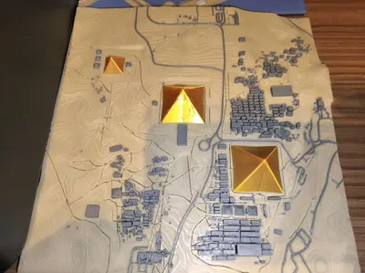 The Great Pyramids of Giza - Free 3D Print Model - MakerWorld