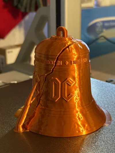 AC/DC Bell with Crack Hells Bells by The Grave MakerWorld: Download ...