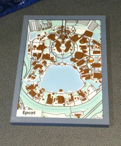 EPCOT Disney World 3D Miniature (MultiColor) - Free 3D Print Model ...