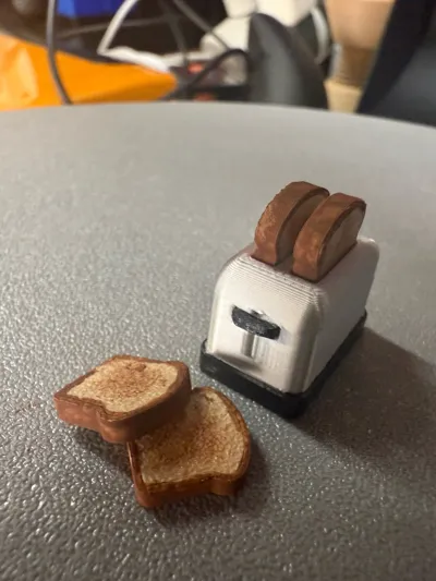Miniature Toaster with slots! by Mr.Fusible MakerWorld: Download Free ...