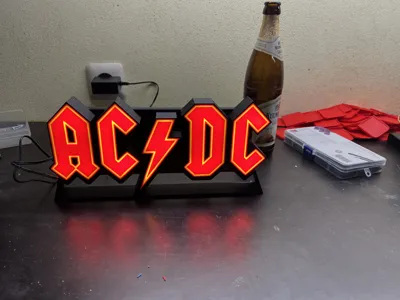 ACDC Lightbox by cruizincris2006 MakerWorld: Download Free 3D Models
