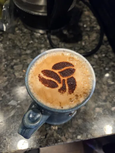 Dekoratif Kahve Kalıbı Şablonu Özel Tasarım Hediye Süs