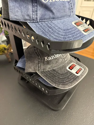 Hat Rack ( Table Top) by ZK3D MakerWorld: Download Free 3D Models