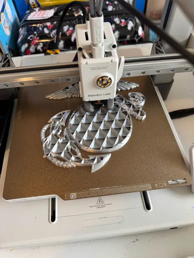 Marines USMC EGA V2 Sculpture - Free 3D Print Model - MakerWorld