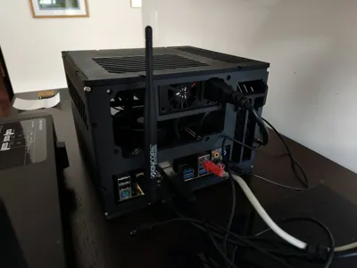 7.5L Mini ITX Case with ATX PSU (No Riser Needed) - Free 3D Print Model ...