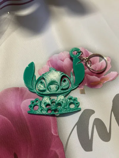 Keychain - Stitch - Free 3D Print Model - MakerWorld