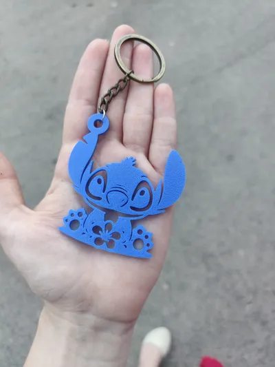 Keychain - Stitch by Artist3d MakerWorld: Download Free 3D Models
