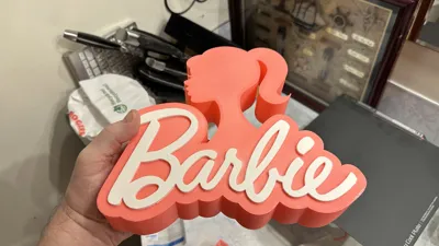 Barbie Sign/Centerpiece by eulisesalarcon - MakerWorld