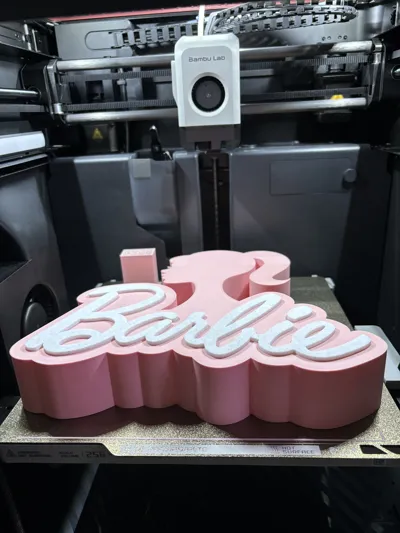 Barbie Sign/Centerpiece by eulisesalarcon - MakerWorld