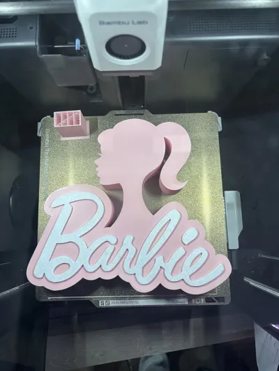 Barbie Sign/Centerpiece by eulisesalarcon - MakerWorld