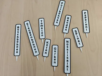 Plant Label Customizable - Free 3D Print Model - MakerWorld