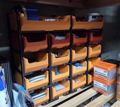 Modular Rack System for Stackable Storage Boxes by Robin MakerWorld ...