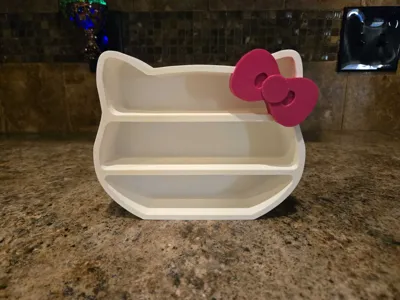 Hello Kitty shelf, ornament - Free 3D Print Model - MakerWorld