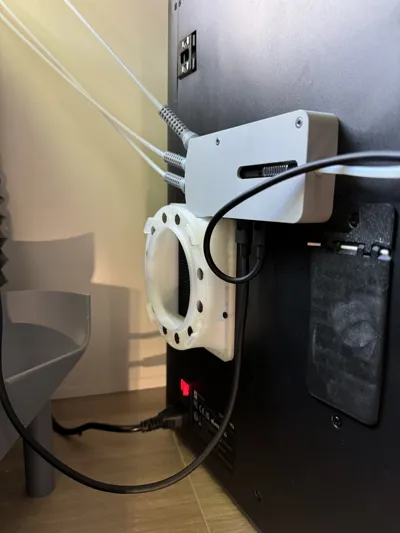 X1C/P1s Magnetic Rear Vent Hose Adapter - Free 3D Print Model - MakerWorld