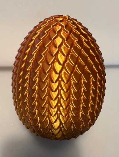 Scaly Dragon Egg with Threads by Simple Solutions 3D MakerWorld ...