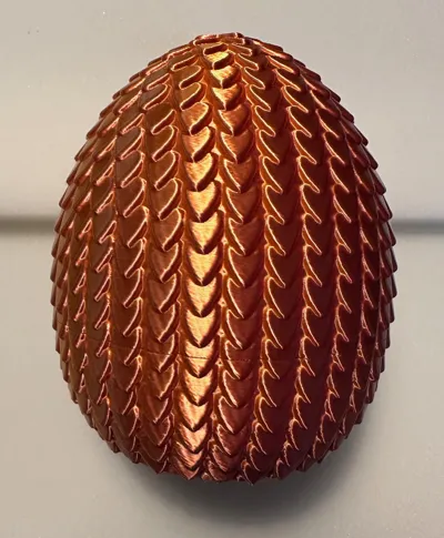 Scaly Dragon Egg with Threads by Simple Solutions 3D MakerWorld ...