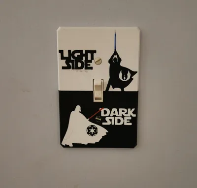 Star Wars Light Side/Dark Side Light Switch Cover by wanamaa MakerWorld