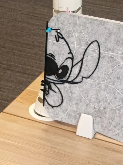Stitch Vertical Wall Door Art - Art - PLA - 3D printed product - фото 32