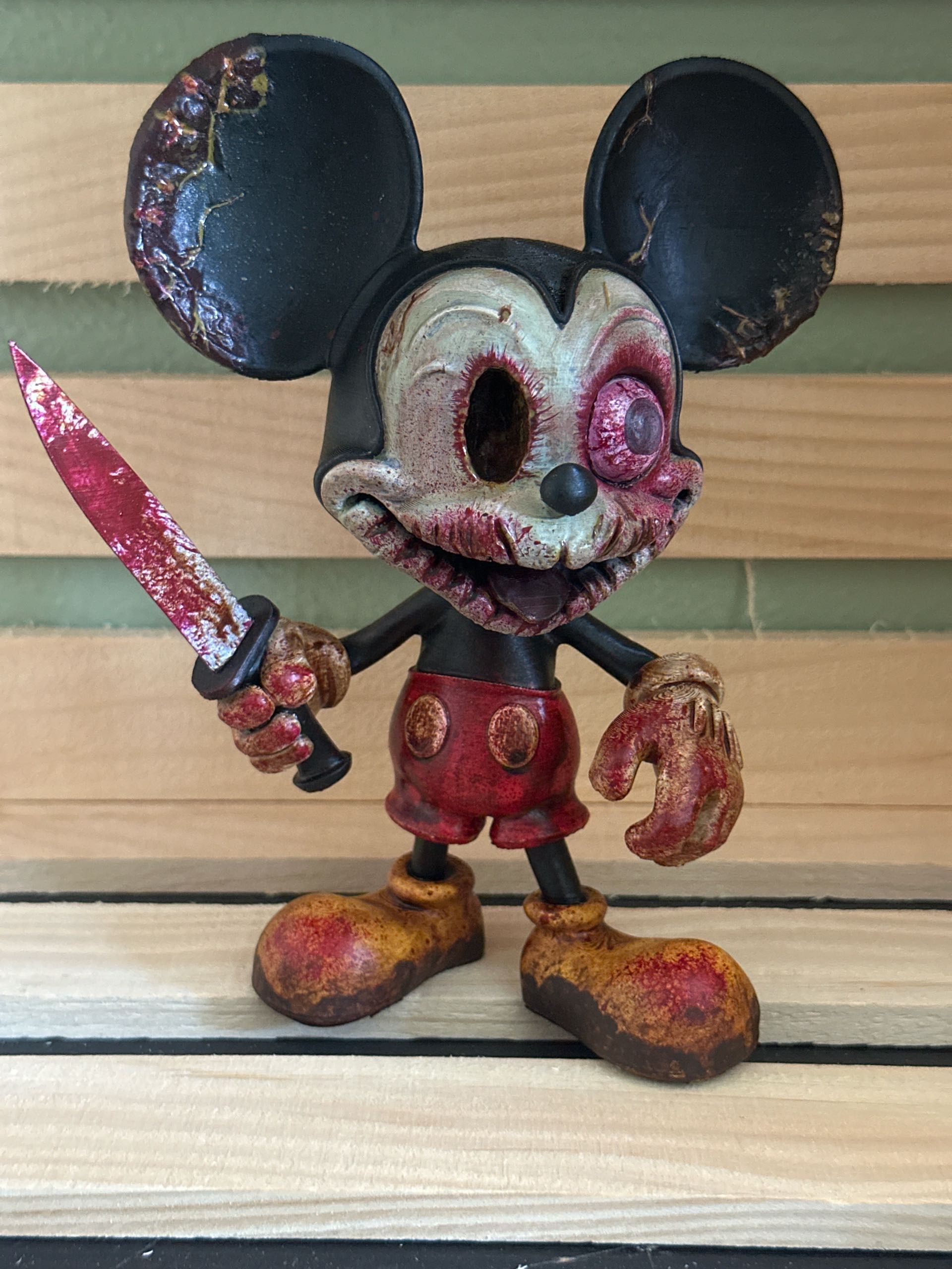 Mikey Mouse – Creepy (Zombie) Edition - Free 3D Print Model