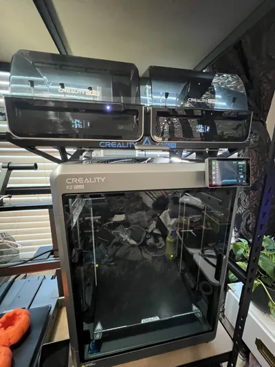 Creality K2 Plus Dual CFS Riser - Free 3D Print Model - MakerWorld