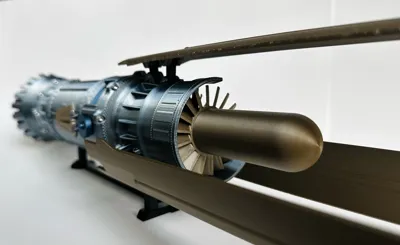 Anakin Skywalker PodRacer Engine - Section Cutout - Free 3D Print Model ...