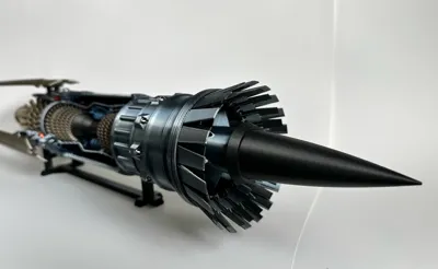 Anakin Skywalker PodRacer Engine - Section Cutout - Free 3D Print Model ...